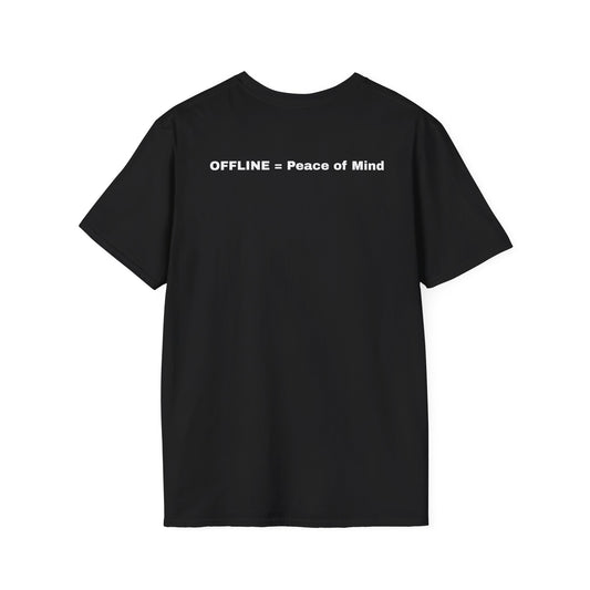 Offline = Peace of Mind T-Shirt — Off Switch Graphic Tee