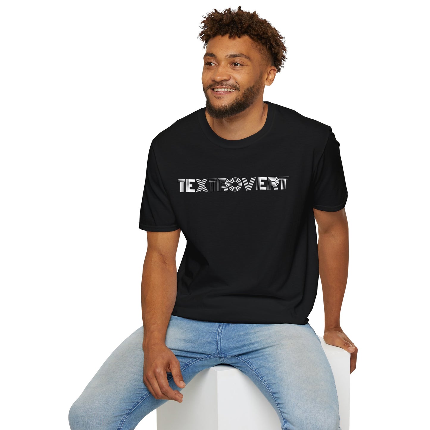 Textrovert T‑Shirt – “If It’s Textable Don’t Call Me” Graphic Tee