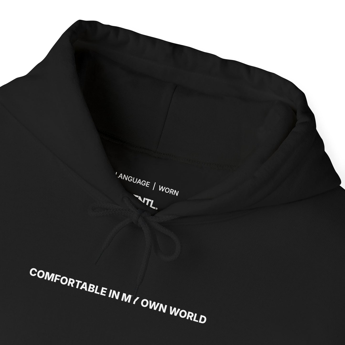 COMFORTABLE IN MY OWN WORLD Hoodie